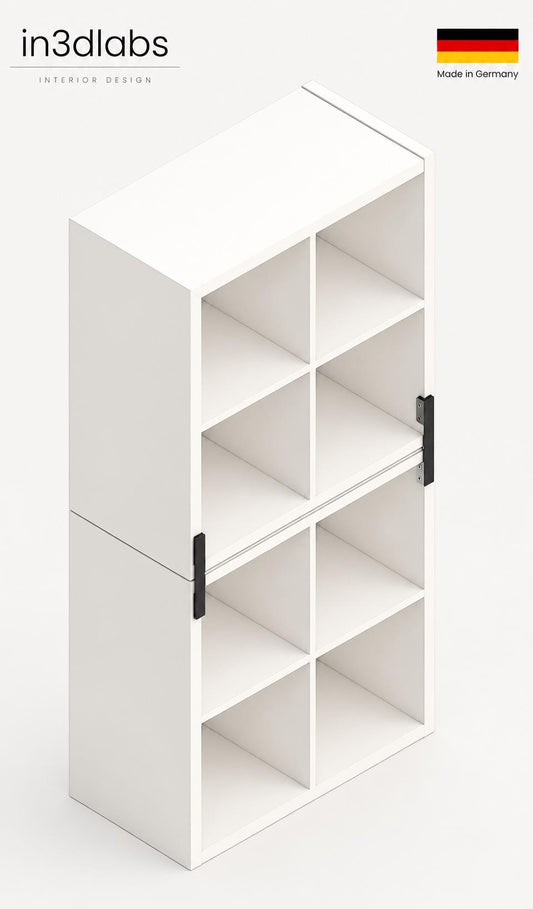 IKEA Kallax vertikale Fachteiler / Regalverbinder – PETG Trennelement für zusätzliche Fächer | Made in Germany - in3dlabs