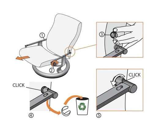Stressless Arretierring – Nahaufnahme Materialstruktur PETG