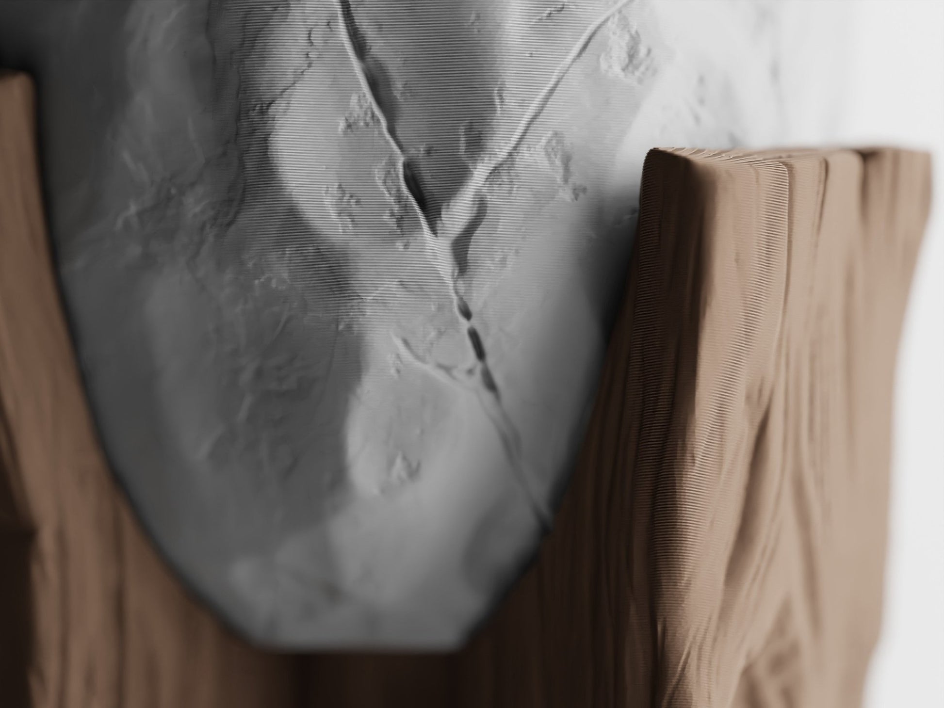 Grotia – Pflanzgefäß - Set mit Stein - und Holz - Optik - in3dlabs