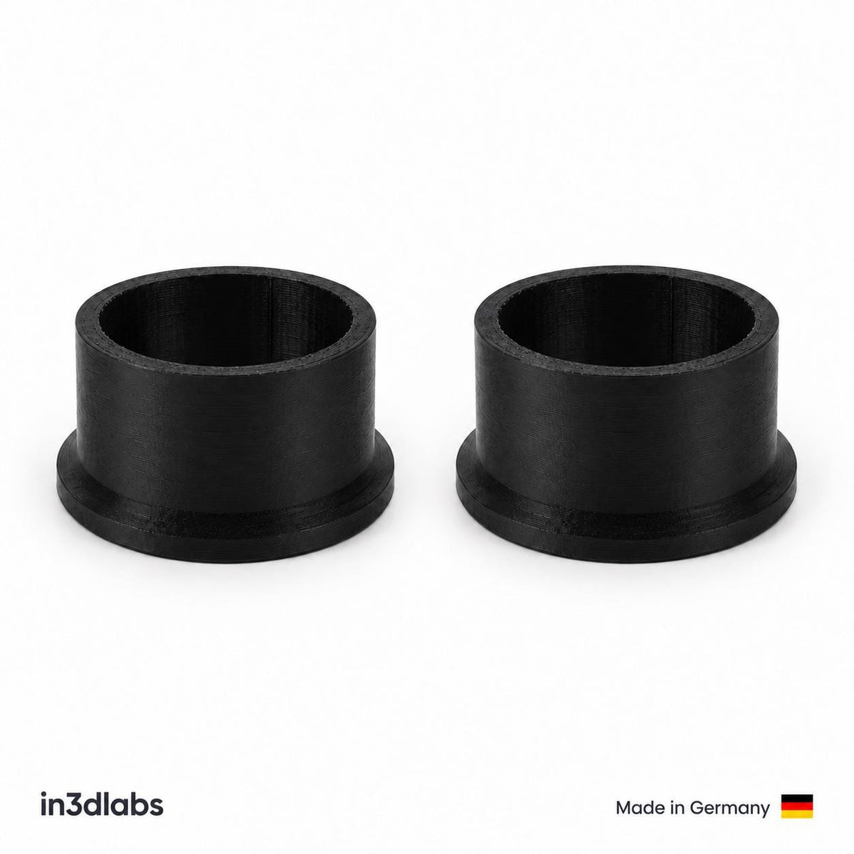 Hülse für Rückenkissen am Seitenknopf passend für Stressless® Sessel – 2er-Set, schwarz, PETG - in3dlabs