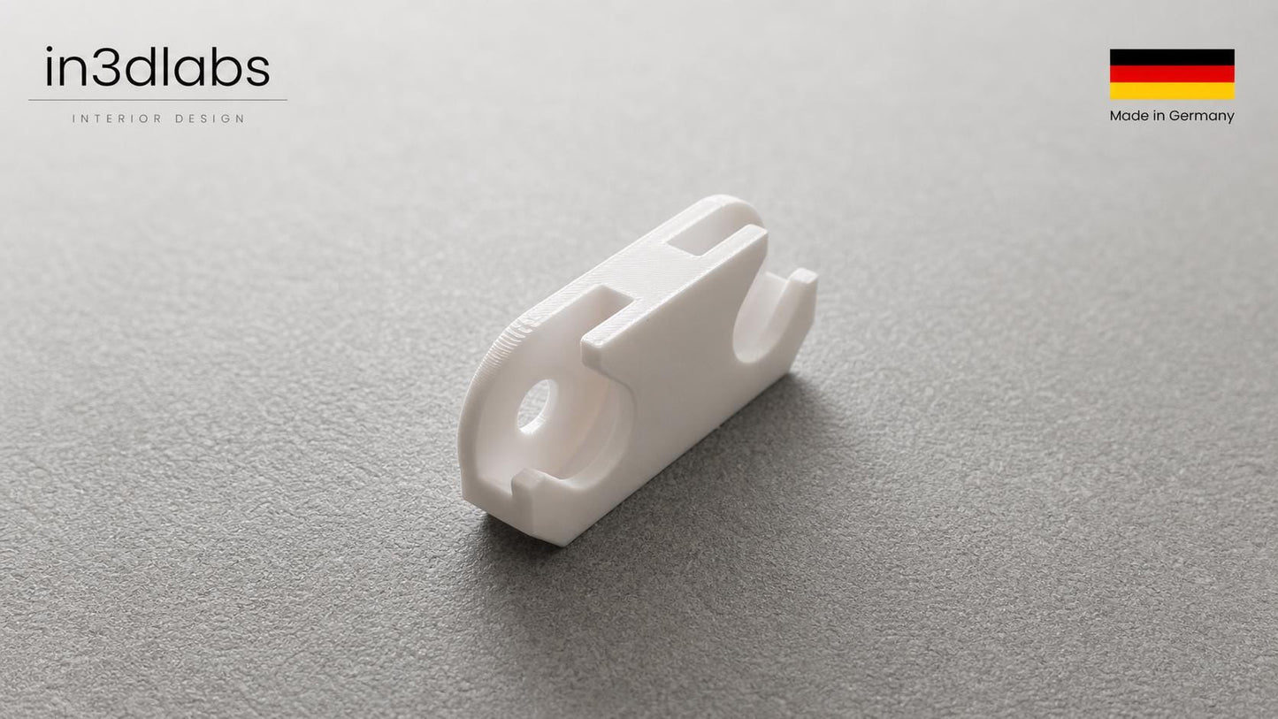 IKEA Hemnes & Ställ Schuhschrank – 4 Scharnierführungen (110364) | Reparatur für Klapptür-Scharnier, PETG, Made in Germany - in3dlabs