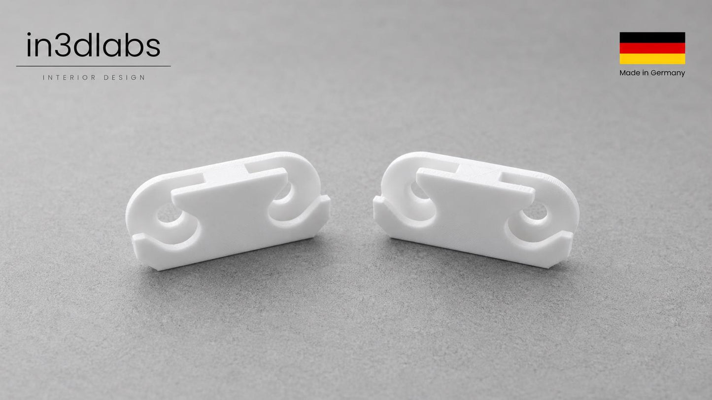 IKEA Hemnes & Ställ Schuhschrank – 4 Scharnierführungen (110364) | Reparatur für Klapptür-Scharnier, PETG, Made in Germany - in3dlabs