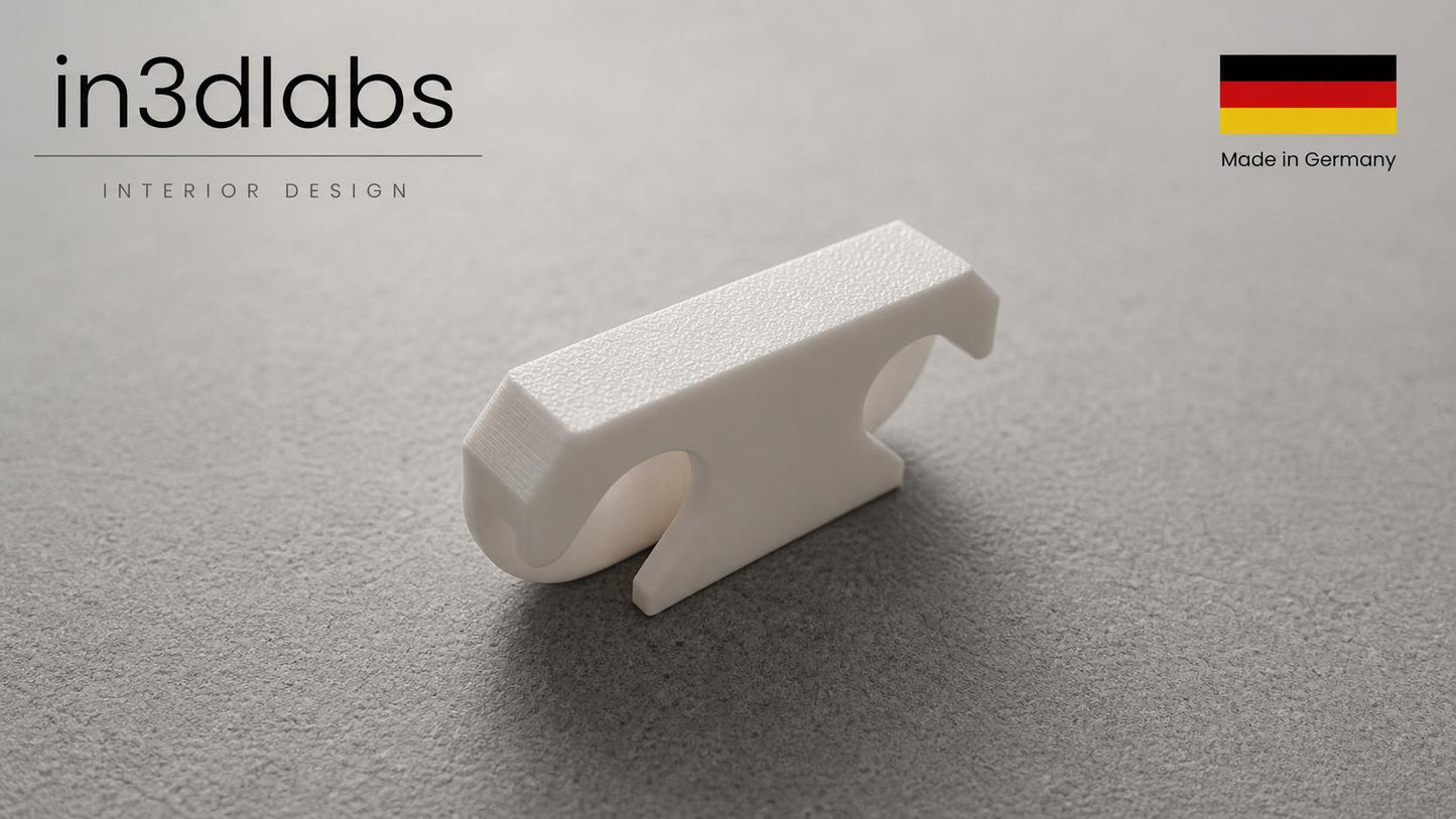 IKEA Hemnes & Ställ Schuhschrank – 4 Scharnierführungen (110364) | Reparatur für Klapptür-Scharnier, PETG, Made in Germany - in3dlabs