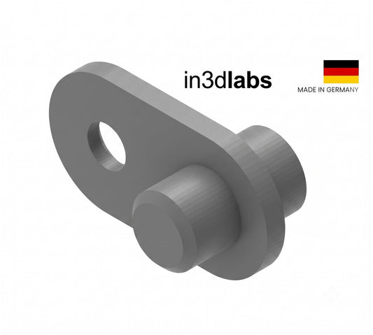 IKEA Hemnes & Ställ Schuhschrank – 4 Stop-Halterungen (116713 / 10097027) mit Schrauben | Frontstopper für Klapptür, PETG, Made in Germany - in3dlabs