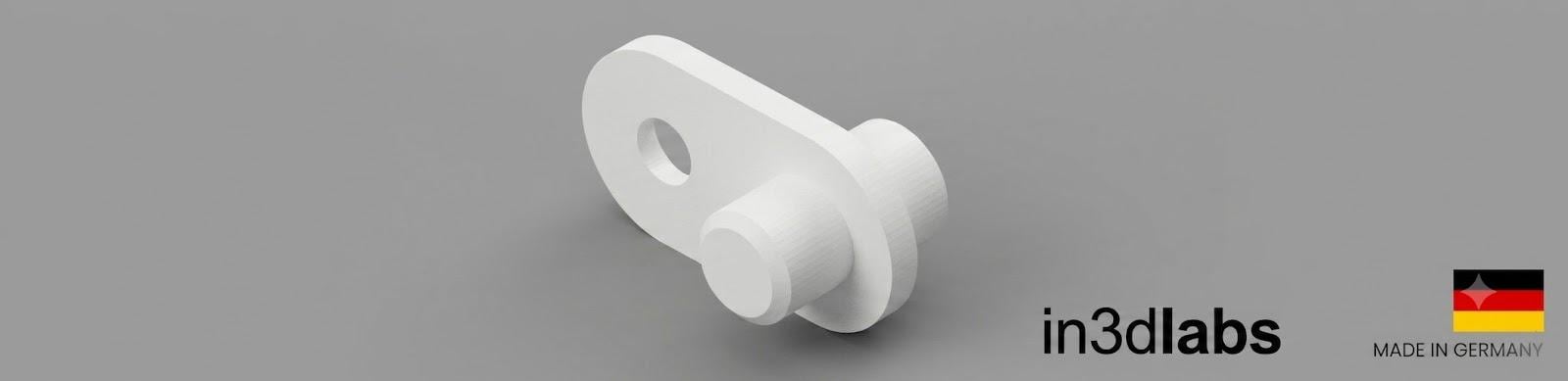 IKEA Hemnes & Ställ Schuhschrank – 4 Stop-Halterungen (116713 / 10097027) mit Schrauben | Frontstopper für Klapptür, PETG, Made in Germany - in3dlabs