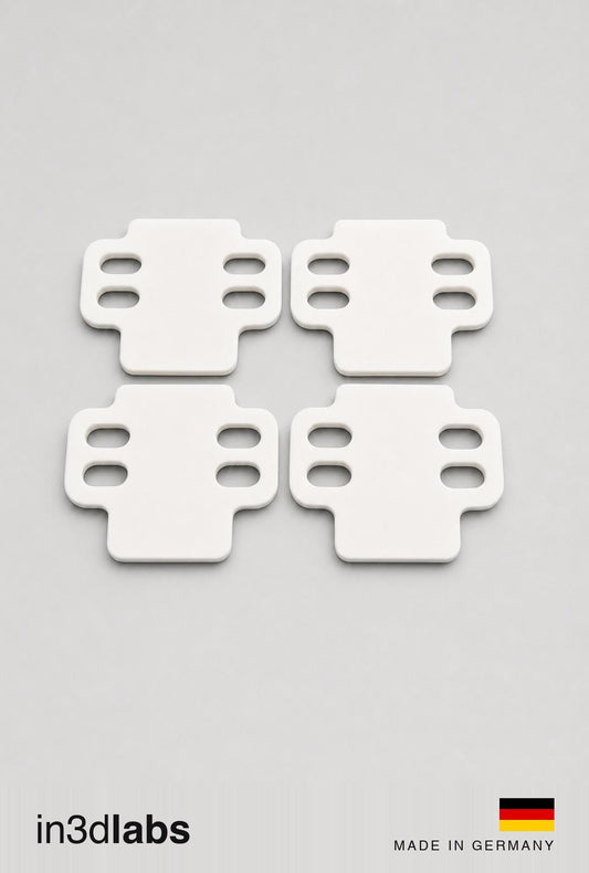 IKEA IVAR Scharnier-Distanzstücke – 4er-Set | 2 / 3 / 4 / 5 mm, präzise Passung | PETG, Made in Germany - in3dlabs