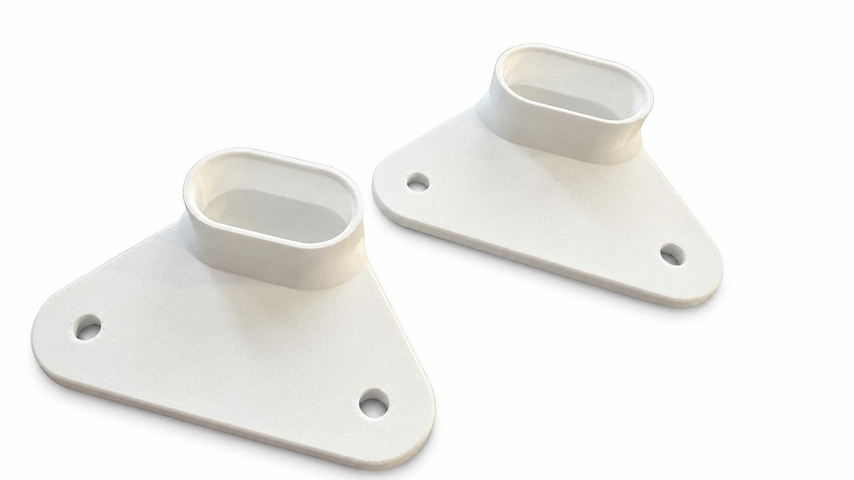 Kleiderstangenhalter passend für IKEA® PAX Komplement – 2er-Set, schwarz oder weiß - in3dlabs