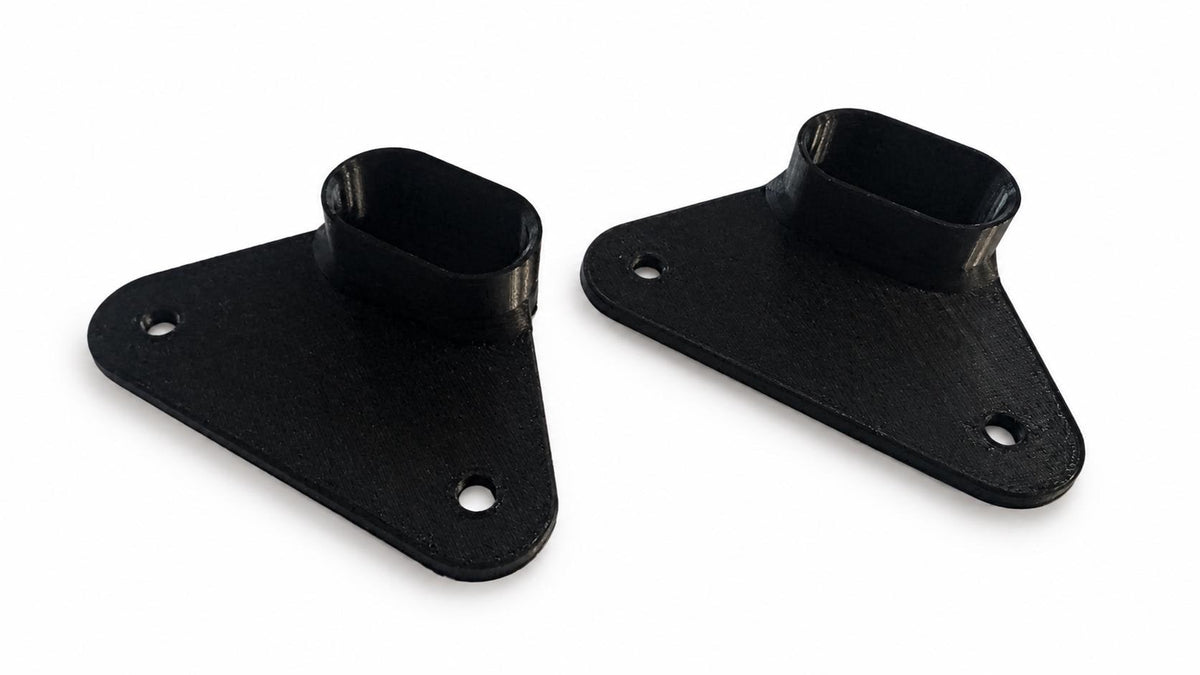 Kleiderstangenhalter passend für IKEA® PAX Komplement – 2er-Set, schwarz oder weiß - in3dlabs