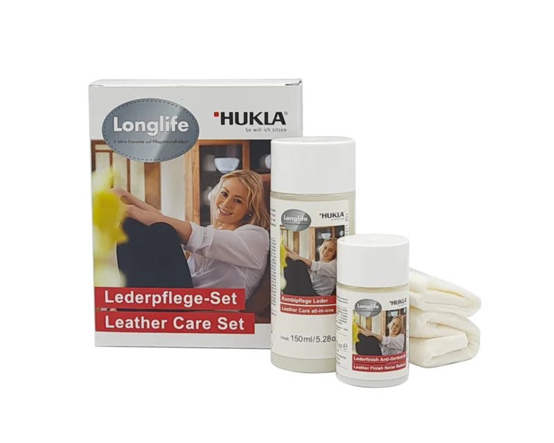 Longlife Kombipflegeset – Reinigung & Schutz für Leder HUKLA® - in3dlabs