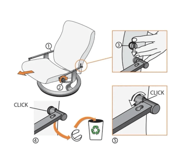 Stressless® Arretierring 08000100 – Kompatibler PETG-Ersatz - in3dlabs
