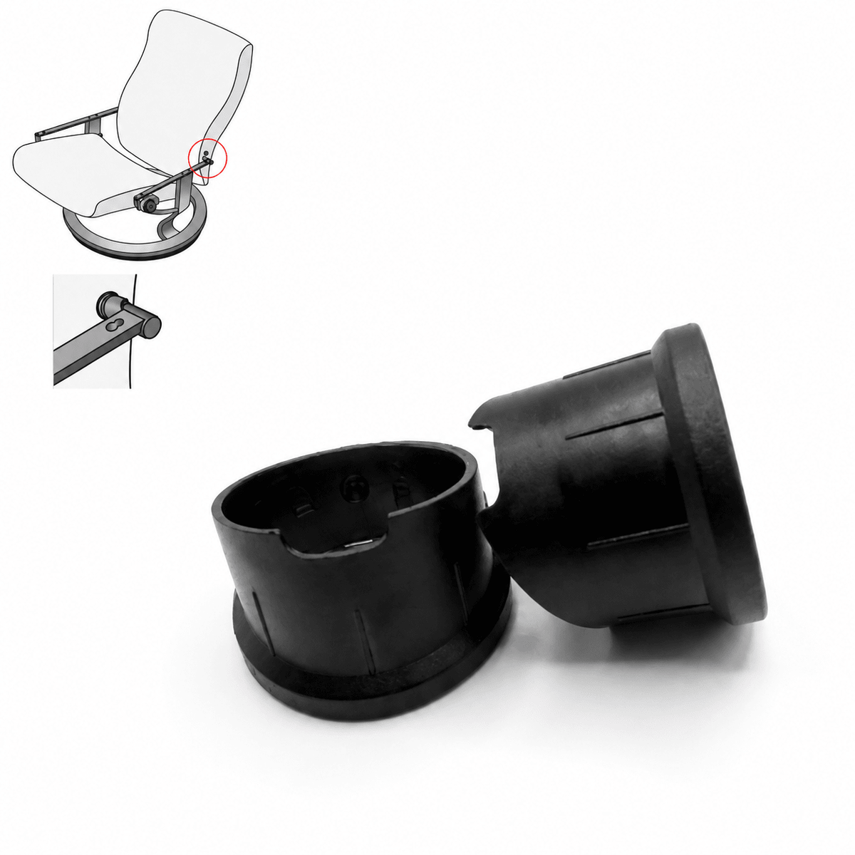 Stressless® Arretierring 08000100 – Kompatibler PETG-Ersatz - in3dlabs