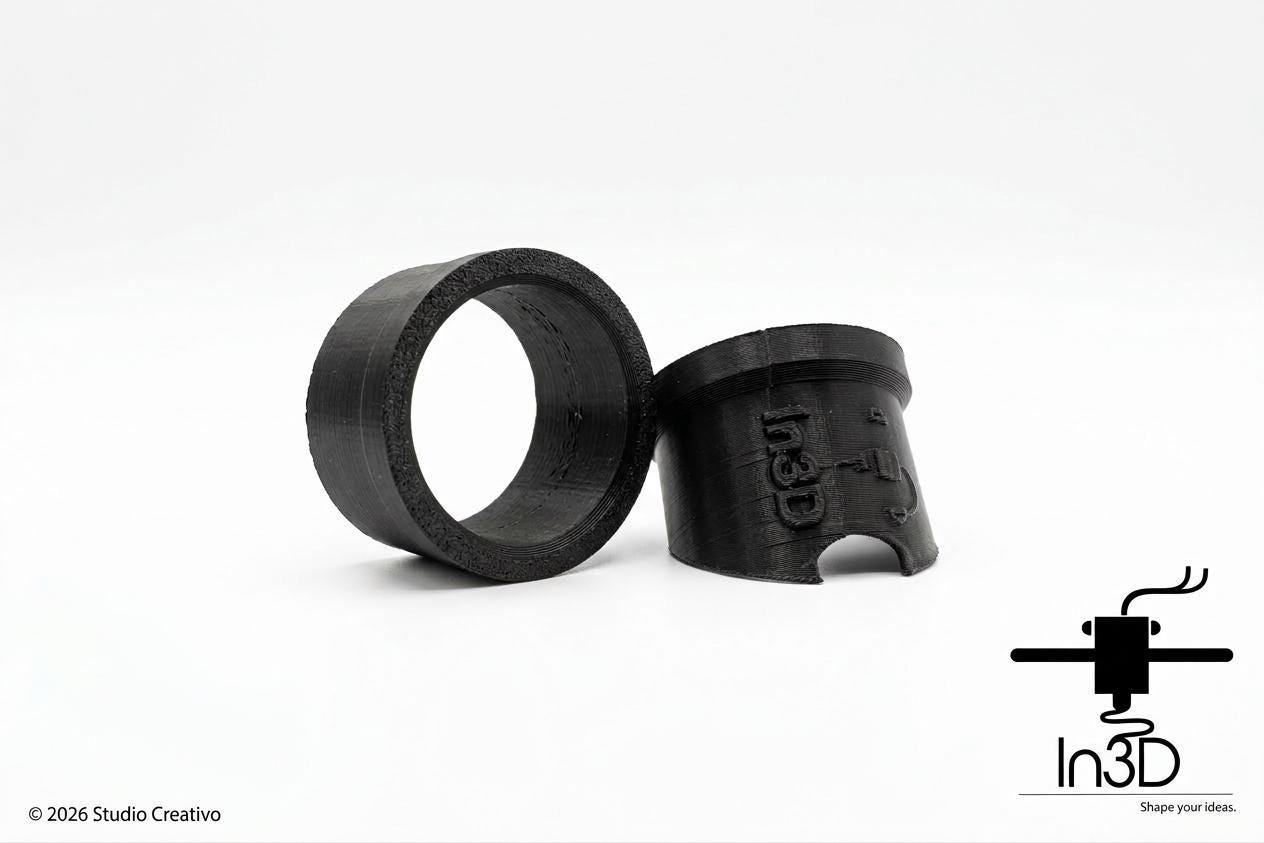 Stressless Arretierring 08000100 – PETG Ersatzteil Draufsicht