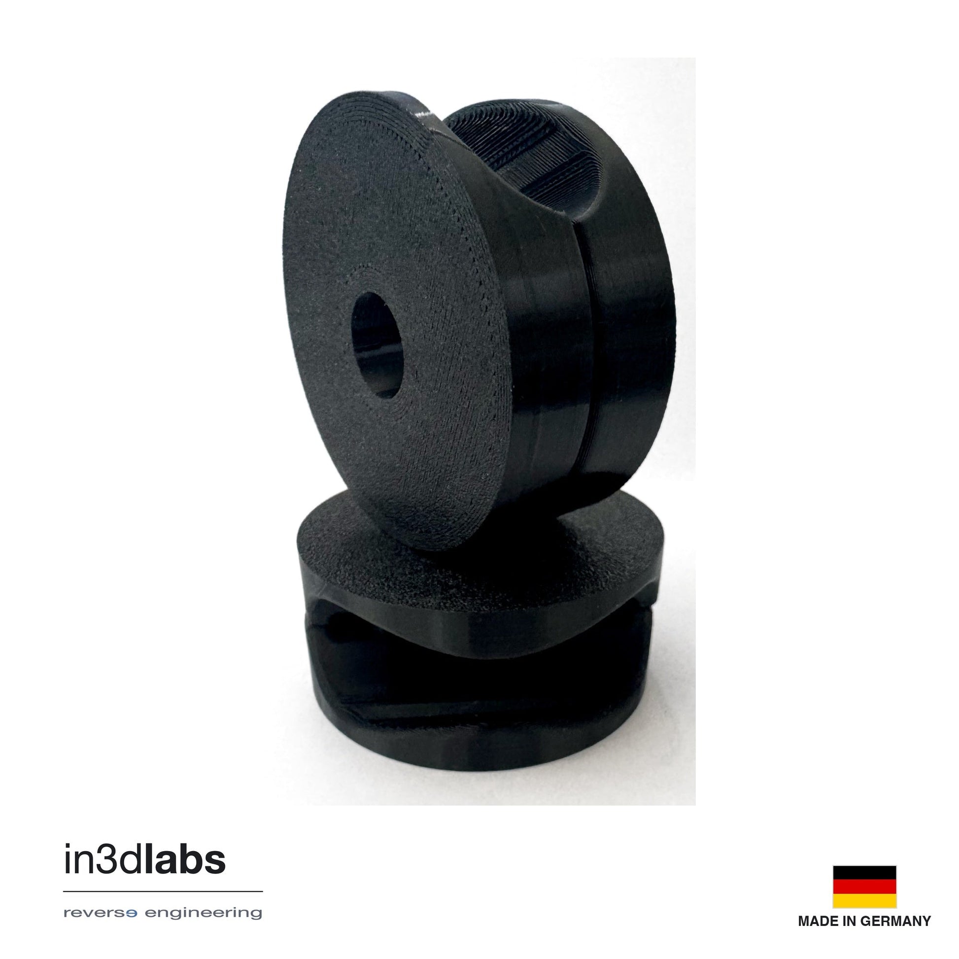 Stressless® Gleitgehäuse Old-Style (08005089) – Kompatibler PETG-Ersatz, 4er-Set (nur bis 2003) - in3dlabs