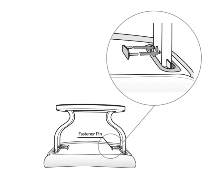 Stressless Kissenhalter 1997712 – Nahaufnahme Befestigung in3dlabs