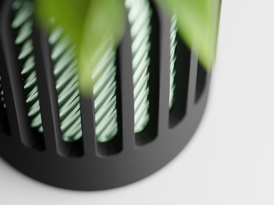 Veyra – Pflanzgefäß mit Dreh - Illusion und Abtropfschale - in3dlabs